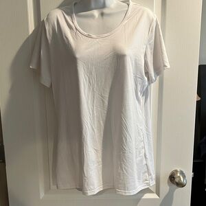 Elegant White Short Sleeve Women's Tee